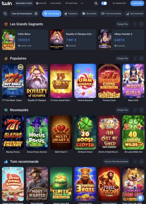 En savoir plus sur twin casino france